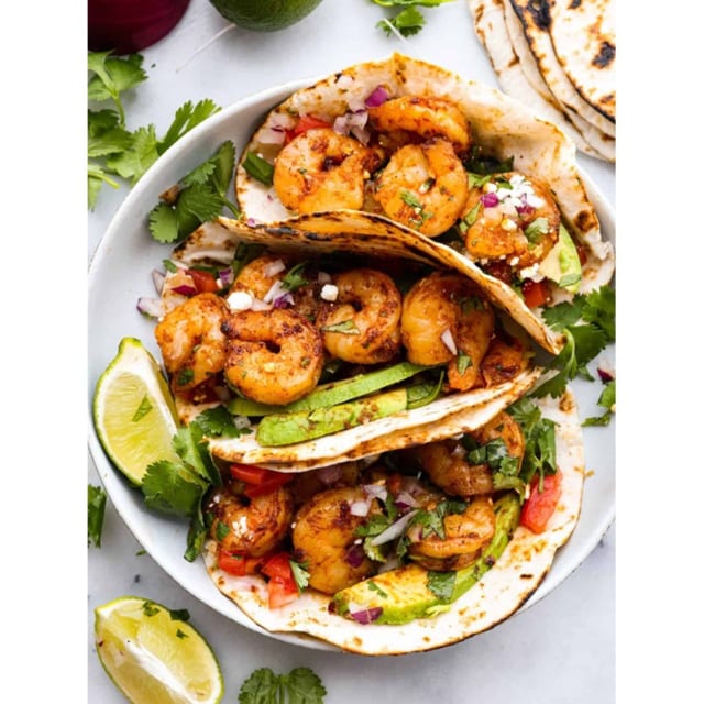 Shrimp Tacos.