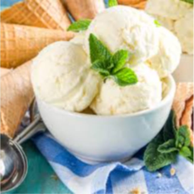 Vanilla Ice Cream.
