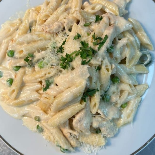 Granny's White Creme Pasta.