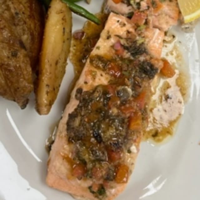 Salmon Alla Napoletana.